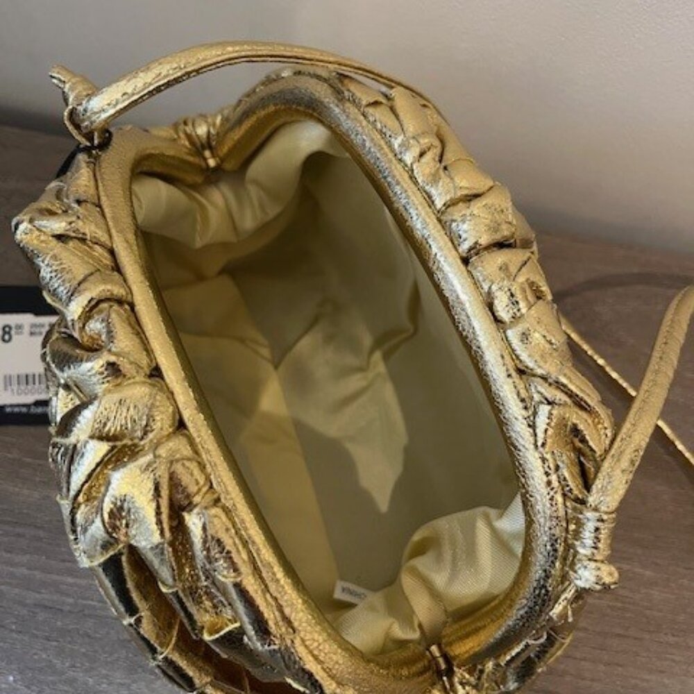 Metallic Gold Crossbody Pouch - Picture 13 of 15